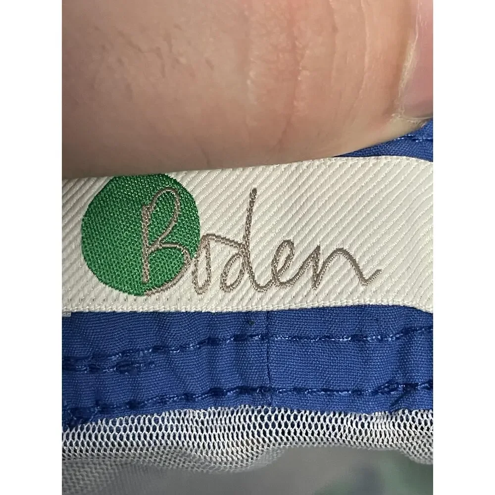 Boden Swim Shorts Mens 30 Blue Green Colorblock‎ Drawstring Mesh Lined Quick Dry